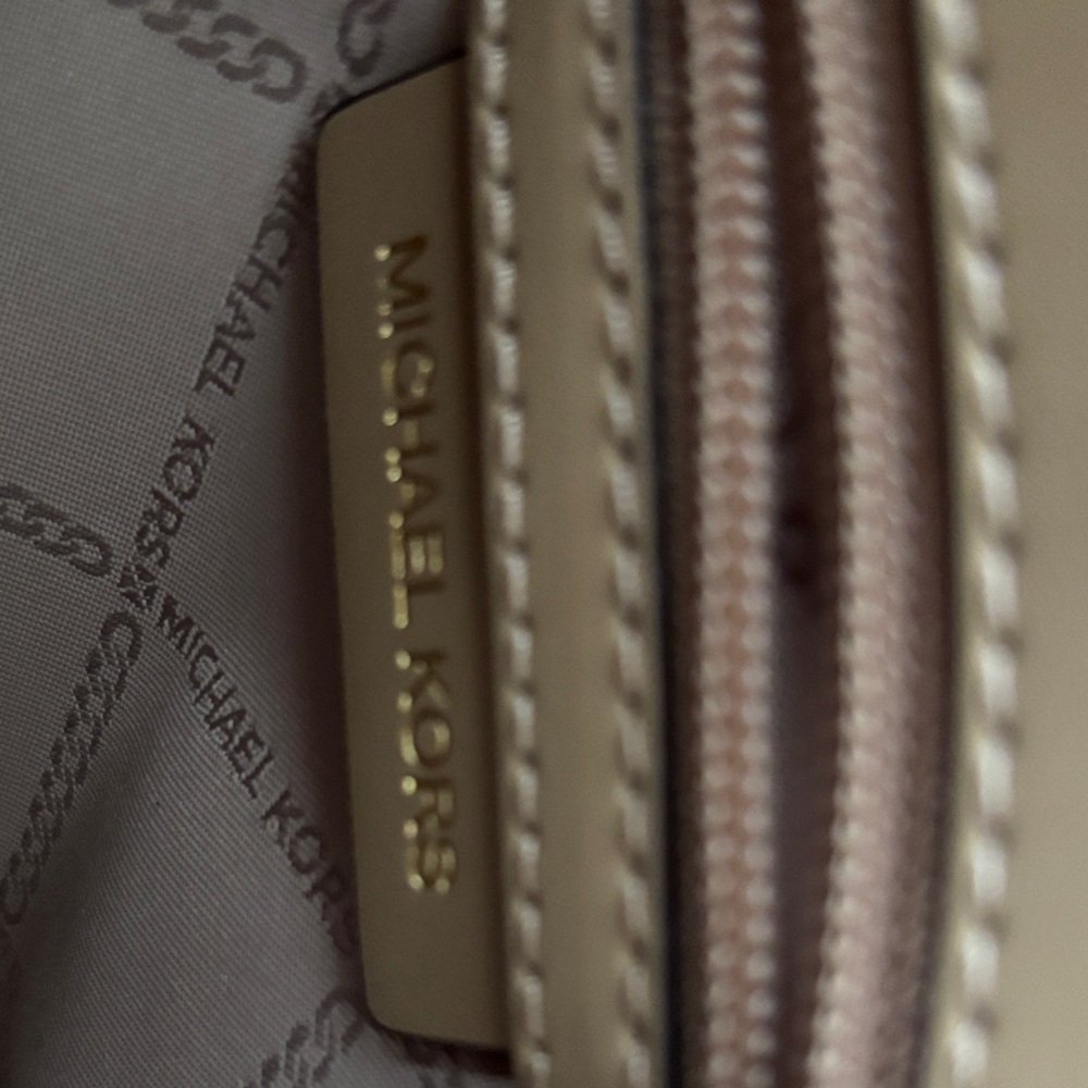 Michael Kors Gold Satchel Bag - Picture 7 of 12